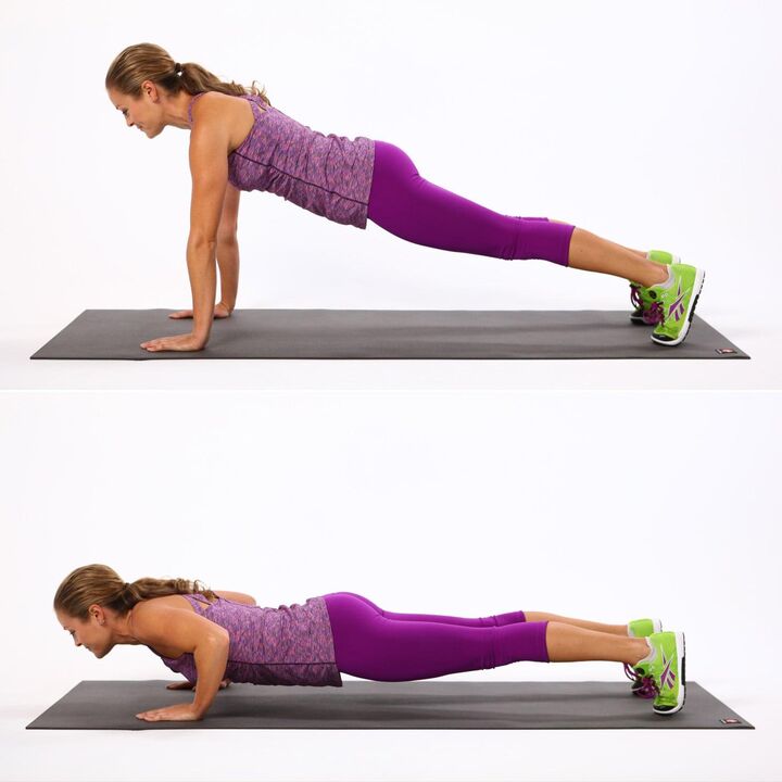push-up na zväčšenie prsníkov
